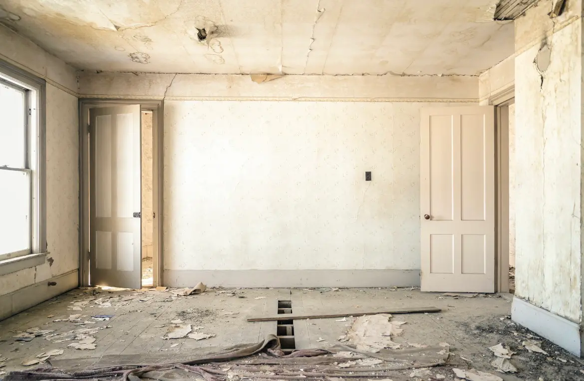 Waste disposal crew managing a cleanout project in Horseshoe Bay