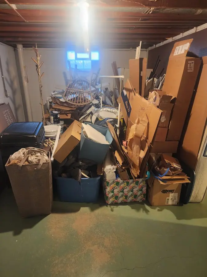 Roll-off dumpster container at job site for Construction Dumpster Rental in Horseshoe Bay